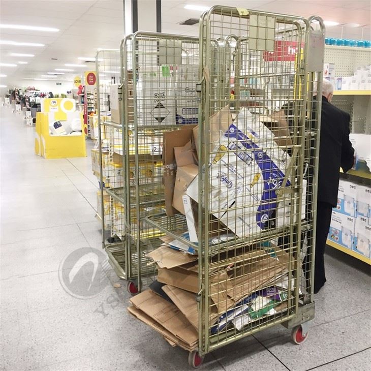 Wire Mesh Logistics Trolley